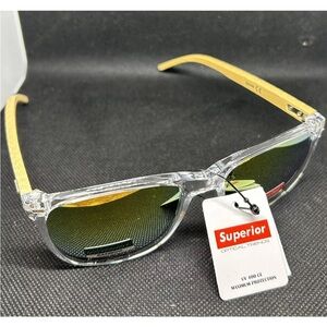 Superior Bamboo Unisex Wood Sunglasses Eco-Friendly Bamboo